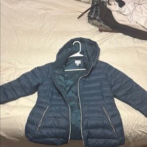 Women's Blue Puffer Jacket